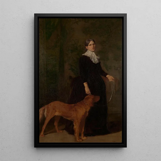 Gustave Vanaise - Portrait of Marie De Coster the Artists Wife.webp