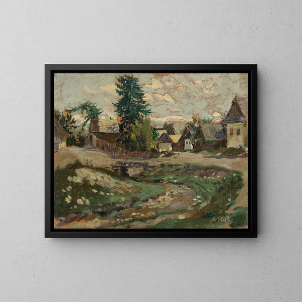 Un ruisseau de village - Gustav Mahler — quadro incorniciato alla parete