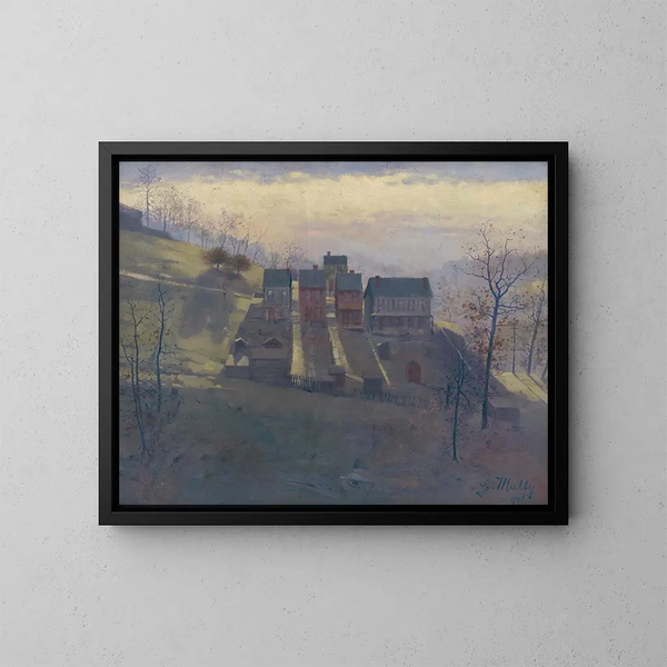 Paesaggio americano - Gustav Mahler — quadro incorniciato alla parete