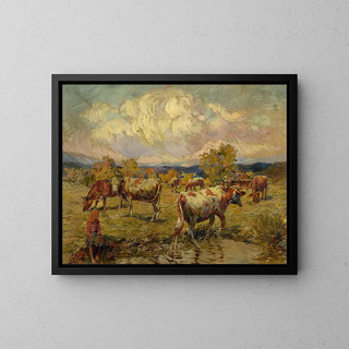 Gustv Mall - Cows Grazing.webp