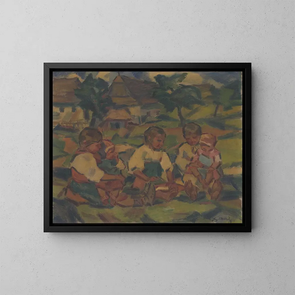Bambini al sole - Gustav Mahler — quadro incorniciato alla parete
