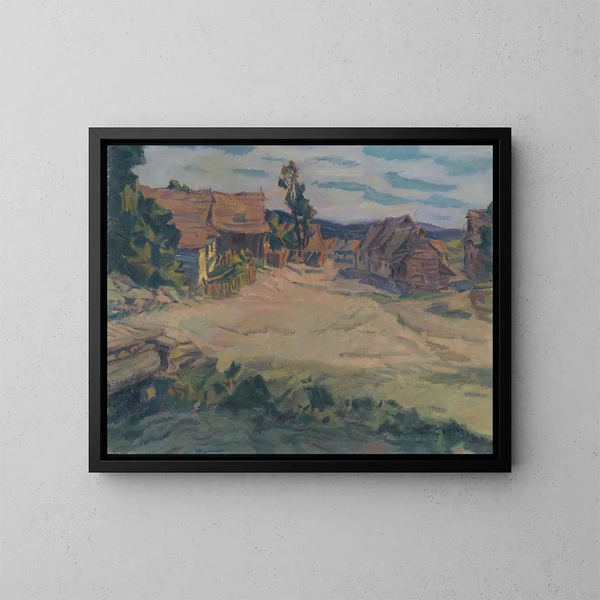 Paesaggio di Menguovce - Gustav Mahler — quadro incorniciato alla parete