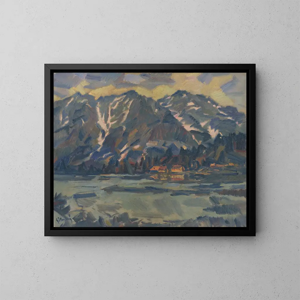 Lago di Popradské Pleso - Gustav Mahler — quadro incorniciato alla parete