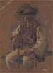 Portrait d'un homme debout en costume folklorique - Gustav Mahler — vista dell’opera