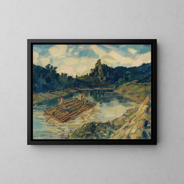 delle travi sul fiume Orava - Gustav Mahler — quadro incorniciato alla parete