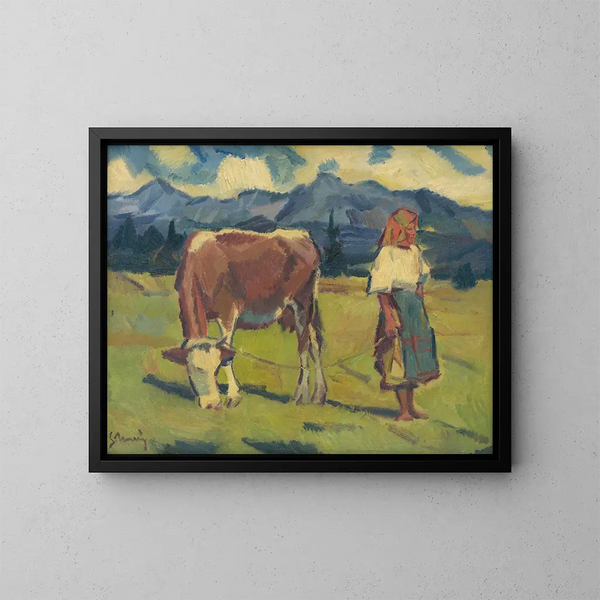 Riposo sotto gli alberi - Gustav Mahler — quadro incorniciato alla parete