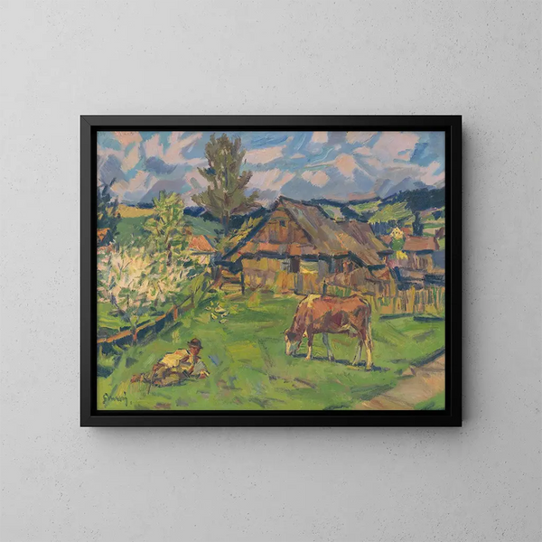 Primavera nel diario - Gustav Mahler — quadro incorniciato alla parete
