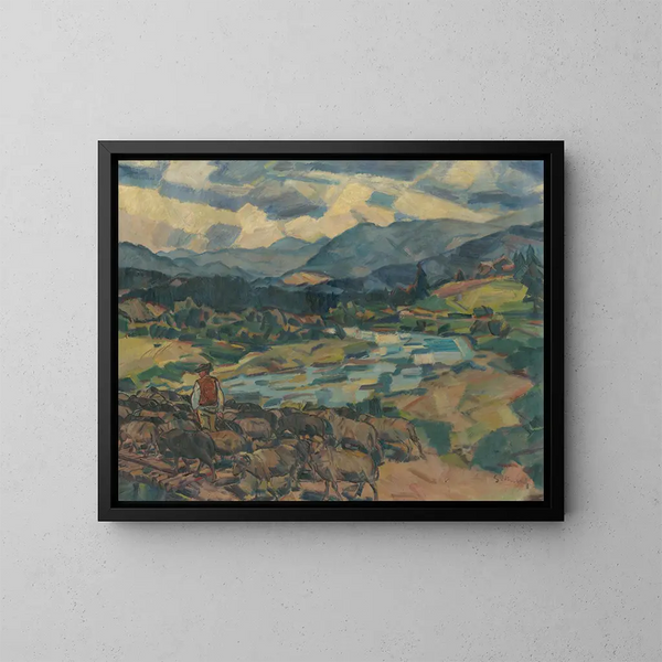 Au pré - Gustav Mahler — quadro incorniciato alla parete