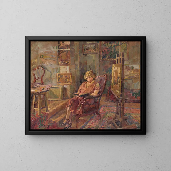Visite in un atelier - Gustav Mahler — quadro incorniciato alla parete
