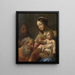 La Sainte Famille avec saint Jérôme - Guy François — quadro incorniciato alla parete