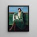 Dame au manteau Mme Charles E. Fern Bedaux - Guy Pène du Bois — quadro incorniciato alla parete