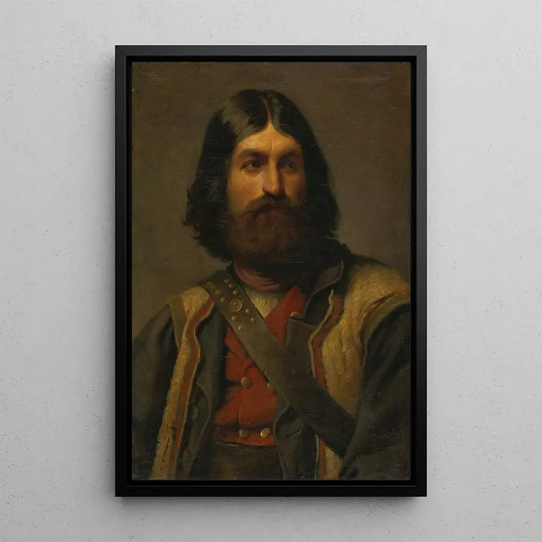 Portrait d'un homme - Gyula Benczúr — quadro incorniciato alla parete