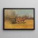 Carro di fieno - Géza Mészöly — quadro incorniciato alla parete