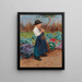 Il piccolo giardiniere - Géza Peske — quadro incorniciato alla parete