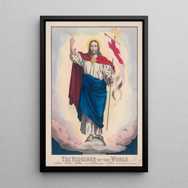Le Rédempteur du monde - HH Lloyd Co — quadro incorniciato alla parete