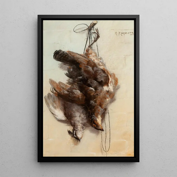 Volaille sospesa - H Raymond — quadro incorniciato alla parete