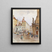 Franziskanerplatz a Vienna - H. Winter — quadro incorniciato alla parete