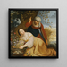 Vertumne e Pomone - Scuola di Haarlem — quadro incorniciato alla parete