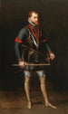 Ritratto di Filippo II di Spagna 1527-1598 - Pittore della Corte degli Asburgo — vista dell’opera