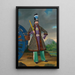 Le Chah de Perse Naser al-Din Shah - Hakob Hovnatanjan — quadro incorniciato alla parete