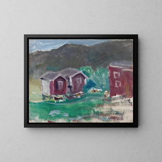Halfdan Egedius - Sketch of the Farm se in Telemark.webp