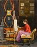 Fille peintre et son atelier - Halil Pasha — vista dell’opera