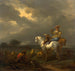 Fermata della caccia al falco - Nicolaes Berchem — vista dell’opera