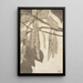 Bourgeon rouge sur fond gris - Hannah Borger Overbeck — quadro incorniciato alla parete
