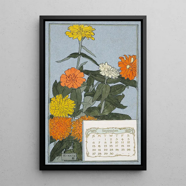 Zinnia - Hannah Borger Overbeck — quadro incorniciato alla parete