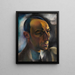 Ritratto del mercante d'arte Alfred Flechtheim - Hanns Bolz — quadro incorniciato alla parete