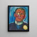 Ritratto di un gentiluomo con un monocolo - Hanns Bolz — quadro incorniciato alla parete