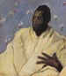 africano in abito bianco - Hans Sprung — vista dell’opera