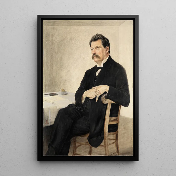 Portrait d'Albert Schweitzer - Hans Adolf Bühler — quadro incorniciato alla parete