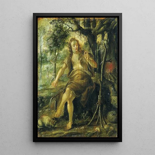 Ève filant - Hans Ammon — quadro incorniciato alla parete