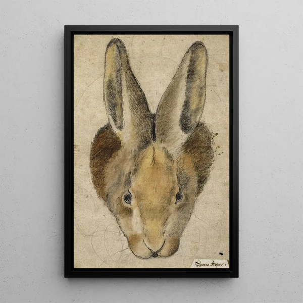 Lepre frontale - Hans Asper — quadro incorniciato alla parete