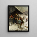 Un canto di Natale a Lucerna - Hans Bachmann — quadro incorniciato alla parete