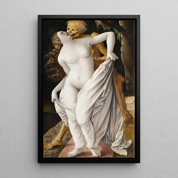 La Mort et la Femme - Hans Baldung — quadro incorniciato alla parete