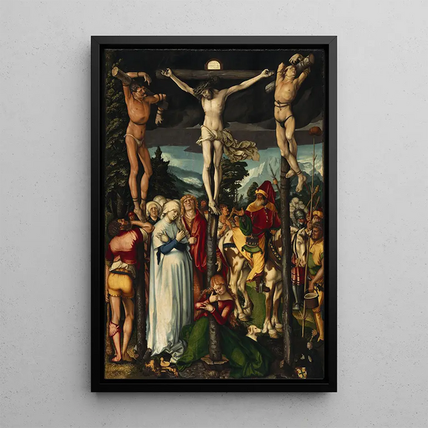 La Crucifixion du Christ - Hans Baldung — quadro incorniciato alla parete