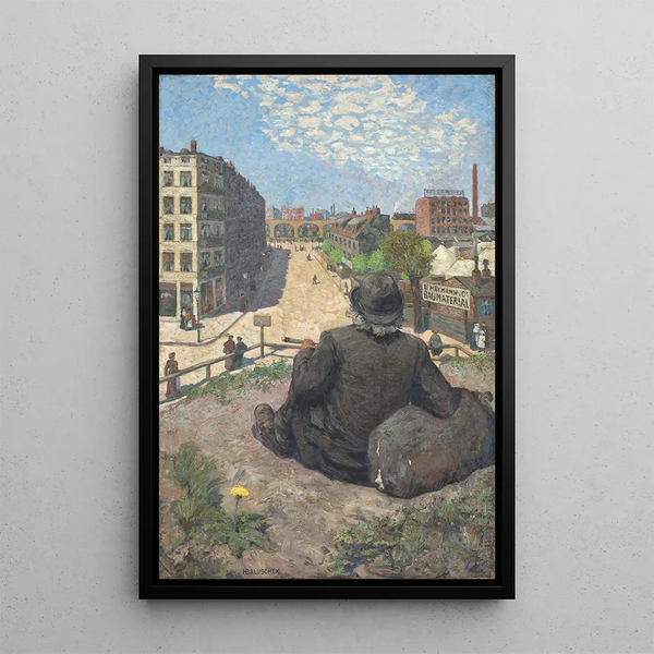 Printemps - Hans Baluschek — quadro incorniciato alla parete