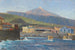 Vista dal mare su Pozo de Martianez Puerto Orotava Tenerife - Hans Bohrdt — vista dell’opera