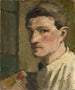 Autoritratto con palette - Hans Brühlmann — vista dell’opera