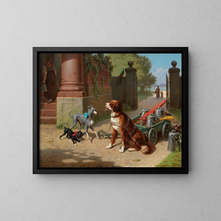 Accueil gioioso - Hans Brunner — quadro incorniciato alla parete
