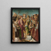 dei Santi Assistenti nel Bisogno - Hans Burgkmair l'Ancien — quadro incorniciato alla parete