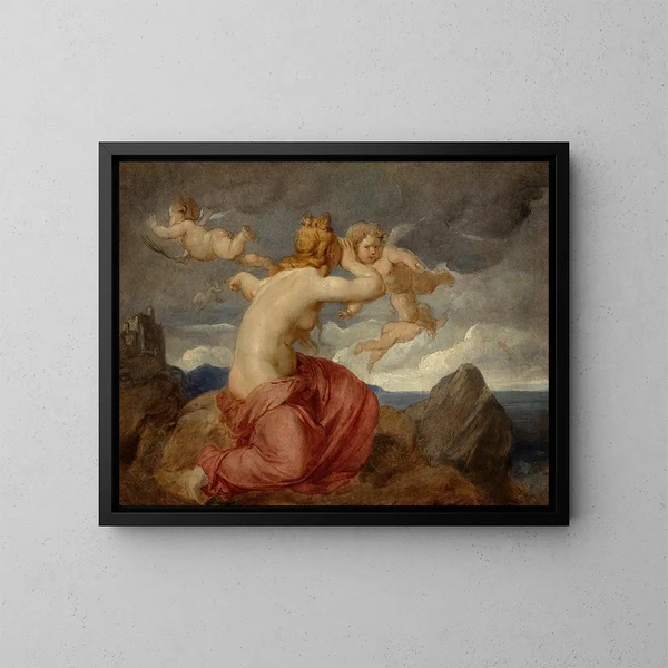 Allégorie della telegrafia - Hans Canon — quadro incorniciato alla parete