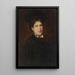 Portrait d'une femme avec chapeau - Hans Canon — quadro incorniciato alla parete