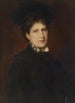 Portrait d'une femme avec chapeau - Hans Canon — vista dell’opera