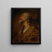 Ritratto a busto di un vescovo - Hans Canon — quadro incorniciato alla parete