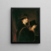 Fille avec stéréoscope - Hans Canon — quadro incorniciato alla parete