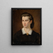 Ritratto di una giovane ragazza - Hans Canon — quadro incorniciato alla parete