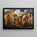 Putting tout en construisant un chemin de fer - Hans Canon — quadro incorniciato alla parete
